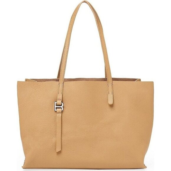 Botkier Baxter East West Pebbled Leather Tote - Camel/Tan - Picture 1 of 10